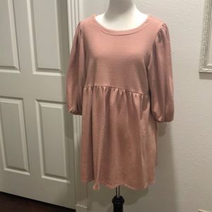 Forever 21 blush dress, tunic